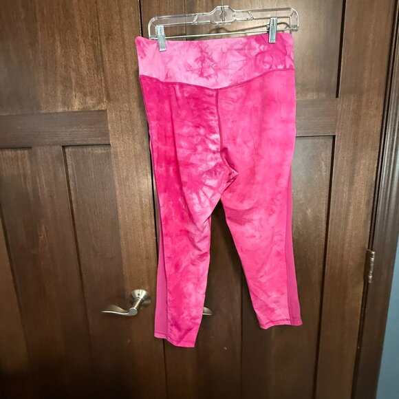 Zyia Active Hot Pink 3/4 Length Leggings Size 14-16 - Picture 4 of 4